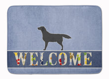 Load image into Gallery viewer, Black Labrador Retriever Welcome Machine Washable Memory Foam Mat BB5512RUG