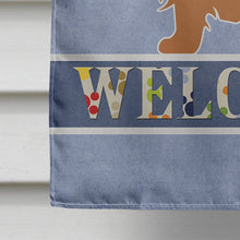 Load image into Gallery viewer, Norfolk Terrier Welcome Flag Canvas House Size BB5513CHF