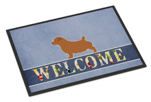 Load image into Gallery viewer, Norfolk Terrier Welcome Doormat - 18x27 Decorative Floor Mat – Indoor/Outdoor Rug with Artistic Flair BB5513MAT
