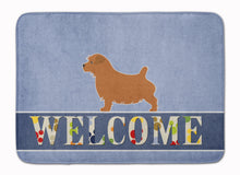 Load image into Gallery viewer, Norfolk Terrier Welcome Machine Washable Memory Foam Mat BB5513RUG