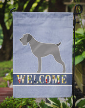 Load image into Gallery viewer, German Wirehaired Pointer Welcome Garden Flag - Outdoor Decorative Yard Flag BB5515GF