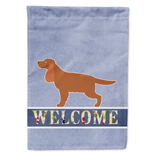 Load image into Gallery viewer, English Cocker Spaniel Welcome Flag Canvas House Size BB5516CHF