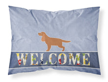 Load image into Gallery viewer, English Cocker Spaniel Welcome Fabric Standard Pillowcase – Artistic Decorative Front, White Back BB5516PILLOWCASE
