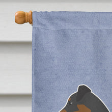 Load image into Gallery viewer, German Pinscher Welcome Flag Canvas House Size BB5517CHF