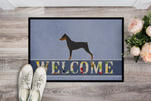Load image into Gallery viewer, German Pinscher Welcome Doormat - 24x36 Decorative Floor Mat – Indoor/Outdoor Rug with Artistic Flair BB5517JMAT