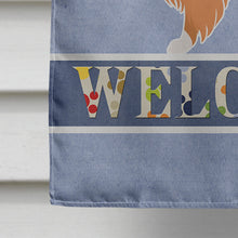 Load image into Gallery viewer, Collie Welcome Flag Canvas House Size BB5520CHF