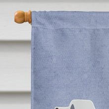 Load image into Gallery viewer, Bearded Collie Welcome Flag Canvas House Size BB5521CHF