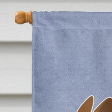Load image into Gallery viewer, Corgi Welcome Flag Canvas House Size BB5524CHF