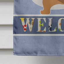 Load image into Gallery viewer, Corgi Welcome Flag Canvas House Size BB5524CHF