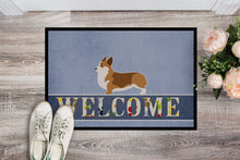 Load image into Gallery viewer, Corgi Welcome Doormat - 24x36 Decorative Floor Mat – Indoor/Outdoor Rug with Artistic Flair BB5524JMAT