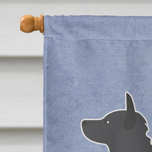 Load image into Gallery viewer, Croatian Sheepdog Welcome Flag Canvas House Size BB5525CHF
