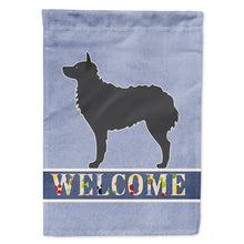 Load image into Gallery viewer, Croatian Sheepdog Welcome Flag Canvas House Size BB5525CHF