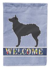 Load image into Gallery viewer, Croatian Sheepdog Welcome Garden Flag - Outdoor Decorative Yard Flag BB5525GF