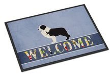 Load image into Gallery viewer, Black Border Collie Welcome Doormat - 18x27 Decorative Floor Mat – Indoor/Outdoor Rug with Artistic Flair BB5527MAT