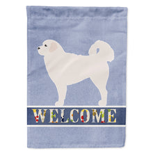 Load image into Gallery viewer, Polish Tatra Sheepdog Welcome Flag Canvas House Size BB5531CHF