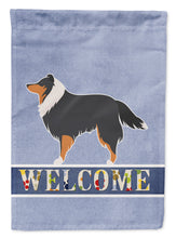 Load image into Gallery viewer, Sheltie/Shetland Sheepdog Welcome Garden Flag - Outdoor Decorative Yard Flag BB5534GF
