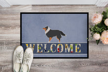 Load image into Gallery viewer, Sheltie/Shetland Sheepdog Welcome Doormat - 18x27 Decorative Floor Mat – Indoor/Outdoor Rug with Artistic Flair BB5534MAT
