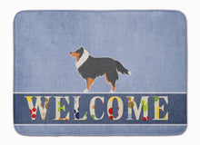 Load image into Gallery viewer, Sheltie/Shetland Sheepdog Welcome Machine Washable Memory Foam Mat BB5534RUG
