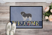 Load image into Gallery viewer, Polish Lowland Sheepdog Dog Welcome Doormat - 24x36 Decorative Floor Mat – Indoor/Outdoor Rug with Artistic Flair BB5536JMAT