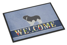 Load image into Gallery viewer, Polish Lowland Sheepdog Dog Welcome Doormat - 24x36 Decorative Floor Mat – Indoor/Outdoor Rug with Artistic Flair BB5536JMAT