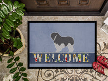 Load image into Gallery viewer, Polish Lowland Sheepdog Dog Welcome Doormat - 18x27 Decorative Floor Mat – Indoor/Outdoor Rug with Artistic Flair BB5536MAT