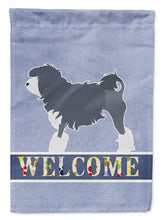 Load image into Gallery viewer, Lowchen Welcome Garden Flag - Outdoor Decorative Yard Flag BB5539GF