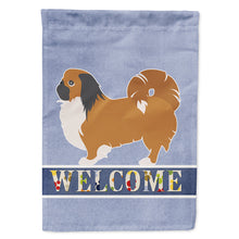 Load image into Gallery viewer, Pekingese Welcome Flag Canvas House Size BB5542CHF