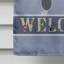 Load image into Gallery viewer, Poodle Welcome Flag Canvas House Size BB5543CHF