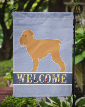 Load image into Gallery viewer, Brussels Griffon Welcome Garden Flag - Outdoor Decorative Yard Flag BB5544GF