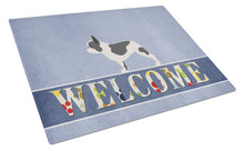 Load image into Gallery viewer, French Bulldog Welcome Glass Cutting Boards – Durable, Decorative Kitchen Art Large BB5545LCB