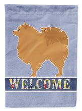 Load image into Gallery viewer, Pomeranian Welcome Garden Flag - Outdoor Decorative Yard Flag BB5546GF
