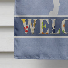 Load image into Gallery viewer, Boston Terrier Welcome Flag Canvas House Size BB5548CHF