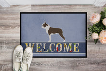 Load image into Gallery viewer, Boston Terrier Welcome Doormat - 18x27 Decorative Floor Mat – Indoor/Outdoor Rug with Artistic Flair BB5548MAT