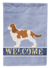 Load image into Gallery viewer, Cavalier King Charles Spaniel Welcome Garden Flag - Outdoor Decorative Yard Flag BB5553GF