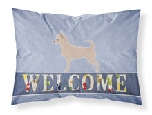 Load image into Gallery viewer, Chihuahua Welcome Fabric Standard Pillowcase – Artistic Decorative Front, White Back BB5554PILLOWCASE