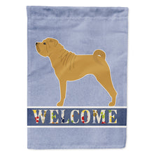 Load image into Gallery viewer, Shar Pei Merry Welcome Flag Canvas House Size BB5556CHF