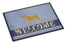 Load image into Gallery viewer, Shar Pei Merry Welcome Doormat - 24x36 Decorative Floor Mat – Indoor/Outdoor Rug with Artistic Flair BB5556JMAT