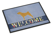 Load image into Gallery viewer, Shar Pei Merry Welcome Doormat - 18x27 Decorative Floor Mat – Indoor/Outdoor Rug with Artistic Flair BB5556MAT