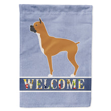 Load image into Gallery viewer, Boxer Welcome Flag Canvas House Size BB5557CHF