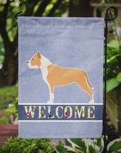 Load image into Gallery viewer, Staffordshire Bull Terrier Welcome Garden Flag - Outdoor Decorative Yard Flag BB5558GF