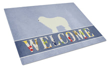 Load image into Gallery viewer, Komondor Welcome Glass Cutting Boards – Durable, Decorative Kitchen Art Large BB5559LCB