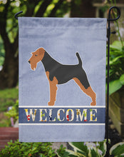 Load image into Gallery viewer, Airedale Terrier Welcome Garden Flag - Outdoor Decorative Yard Flag BB5561GF