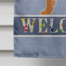 Load image into Gallery viewer, Leonberger Welcome Flag Canvas House Size BB5562CHF