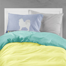 Load image into Gallery viewer, Samoyed Welcome Fabric Standard Pillowcase – Artistic Decorative Front, White Back BB5563PILLOWCASE