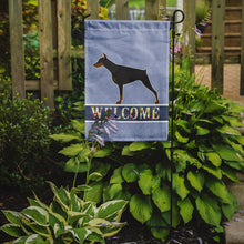 Load image into Gallery viewer, Doberman Pinscher Welcome Garden Flag - Outdoor Decorative Yard Flag BB5564GF