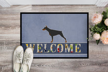 Load image into Gallery viewer, Doberman Pinscher Welcome Doormat - 18x27 Decorative Floor Mat – Indoor/Outdoor Rug with Artistic Flair BB5564MAT