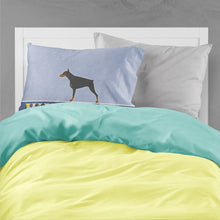 Load image into Gallery viewer, Doberman Pinscher Welcome Fabric Standard Pillowcase – Artistic Decorative Front, White Back BB5564PILLOWCASE