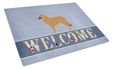 Load image into Gallery viewer, Belgian Shepherd Welcome Glass Cutting Boards – Durable, Decorative Kitchen Art Large BB5565LCB