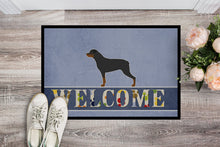 Load image into Gallery viewer, Rottweiler Welcome Doormat - 18x27 Decorative Floor Mat – Indoor/Outdoor Rug with Artistic Flair BB5570MAT