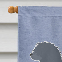 Load image into Gallery viewer, Portuguese Water Dog Welcome Flag Canvas House Size BB5572CHF